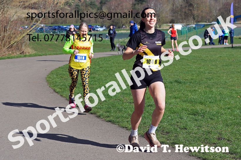 Senior Womens 2026 NECAA Royal Signals Road Relays, Hetton Lyons Country Park, Hetton le Hole. Photo: David T. Hewitson/Sports for All Pics